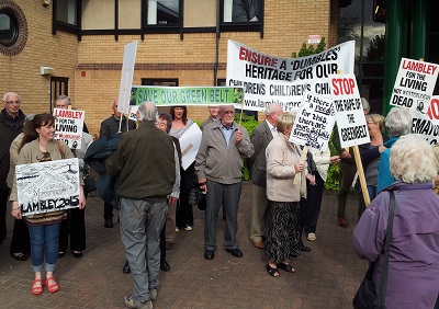 About 200 residents turned up to oppose the plans